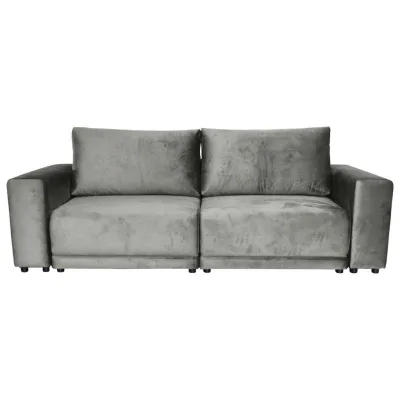 home24 Bigsofa Grau 256x88x120 cm