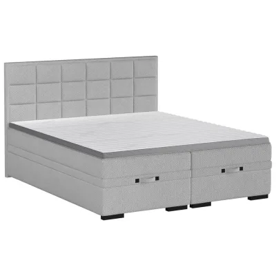 home24 Boxspringbett Grau 160x200 cm