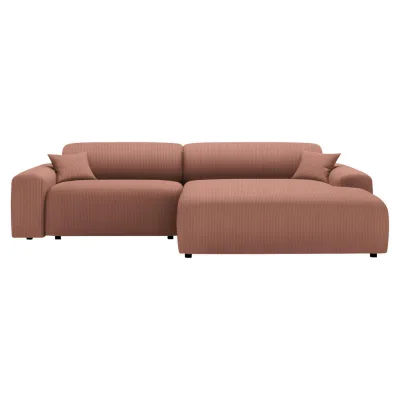 home24 Ecksofa Aprikose 292x178 cm