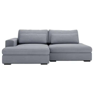 home24 Ecksofa Blaugrau 223x158 cm