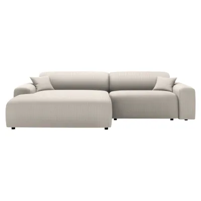 home24 Ecksofa Ecru 292x178 cm
