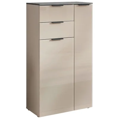 home24 Midischrank Santorin Anthrazit, Kaschmir 60x107x30 cm