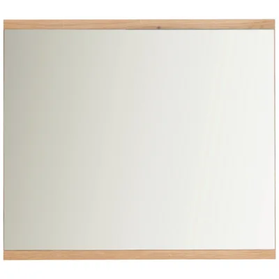 home24 Wandspiegel Eiche 85x75x2 cm