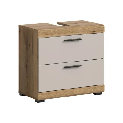 Homes & Jones Waschbeckenunterschrank Eiche 60x56x34 cm