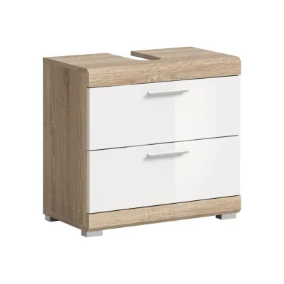 Homes & Jones Waschbeckenunterschrank Sonoma Eiche 60x56x37 cm
