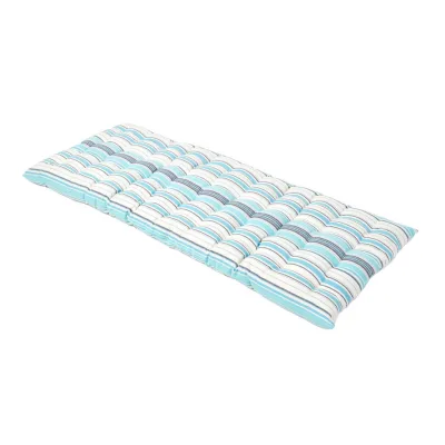 Homescapes Bankauflage Blau 42x5x108 cm