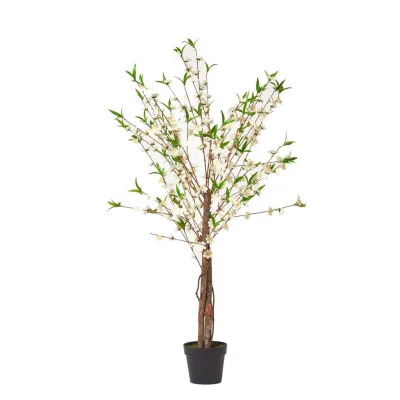 Homescapes Kunstbaum Creme 150 cm