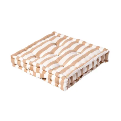 Homescapes Sitzkissen Beige 50x10x50 cm
