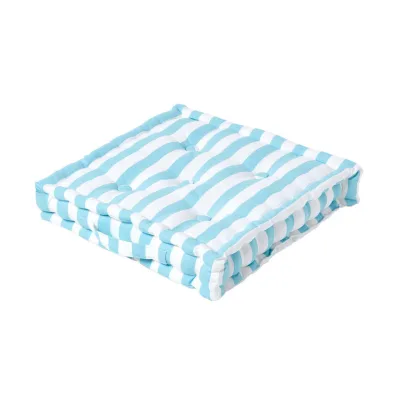 Homescapes Sitzkissen Blau 50x10x50 cm