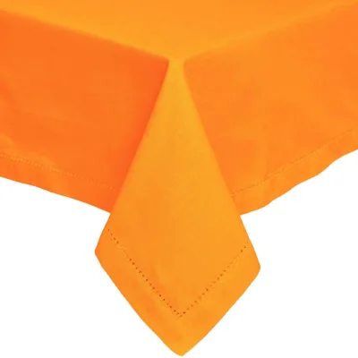 Homescapes Tischdecke Orange 137x137 cm