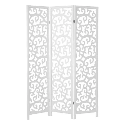 Homestyle4u Paravent Weiß 130x175x2 cm