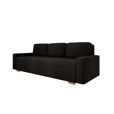 Homesy Schlafsofa Schwarz 225x80x94 cm
