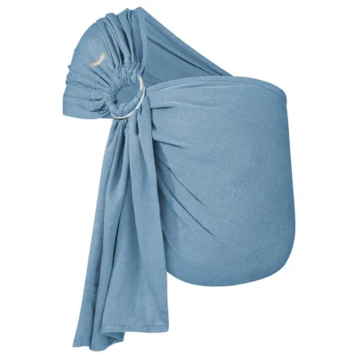 Hoppediz Babytragetuch Blau 70x0.1x200 cm