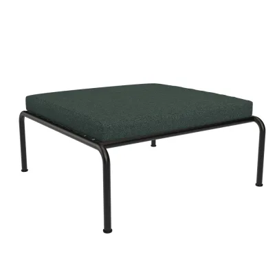Houe AVON Ottoman Kissen: Leaf. Gestell: Black