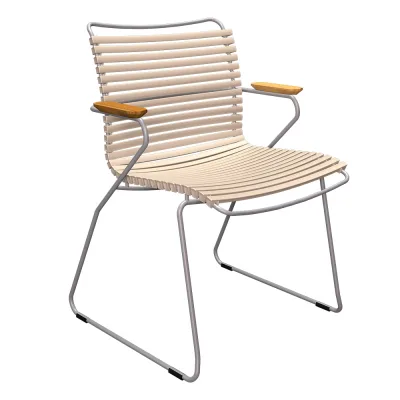 Houe CLICK Gartenstuhl mit Armlehne - Beige