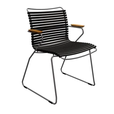 Houe CLICK Gartenstuhl mit Armlehne - Black