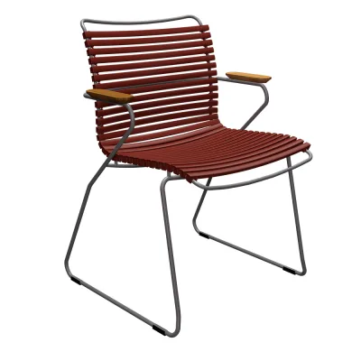 Houe CLICK Gartenstuhl mit Armlehne - Paprika