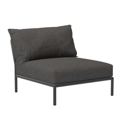 Houe LEVEL 2  Lounge Sessel - Dark grey