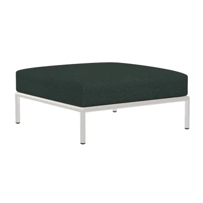 Houe LEVEL 2 Ottoman Kissen: Alpine. Gestell: Muted white