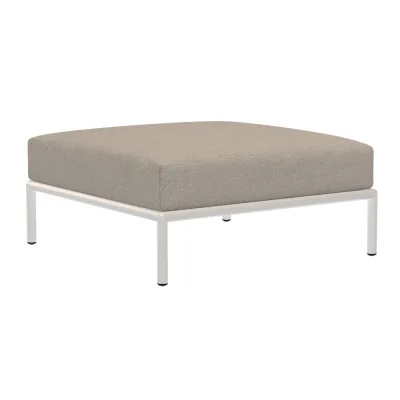 Houe LEVEL 2 Ottoman Kissen: Ash. Gestell: Muted white