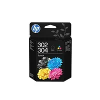 HP 302/304 Farbe/Schwarz Druckerpatrone Kombipaket