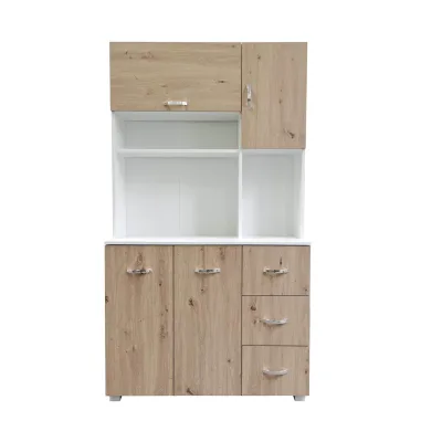 HTI-Living Küchenschrank Weiß Artisaneiche Blanca