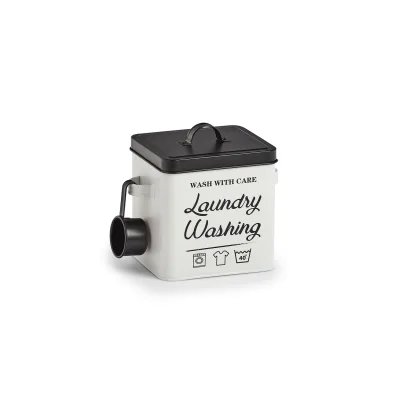HTI-Living Waschpulver-Box, Metall "Laundry"