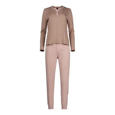 Huber Damen Pyjama Night Basic Selection 1er Pack