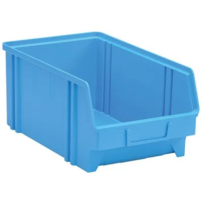 hünersdorff GmbH HÜNERSDORFF Sichtbox PS Gr. 4 L336xB205xH154mm blau