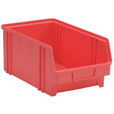 hünersdorff GmbH HÜNERSDORFF Sichtbox PS Gr. 4 L336xB205xH154mm rot