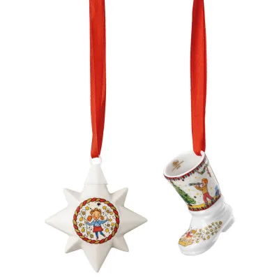 Hutschenreuther Ministern Weihnachtsleuchten 2024 Mehrfarbig, Weiß