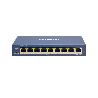 Hyundai HYU-1066 8 Port Managebarer PoE Switch (Managed)