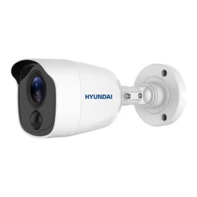 Hyundai HYU-481 (2.8mm) Full HD Bullet Kamera HD-TVI mit aktivem PIR Melder, Weißlichtalarm und EXIR 20 m