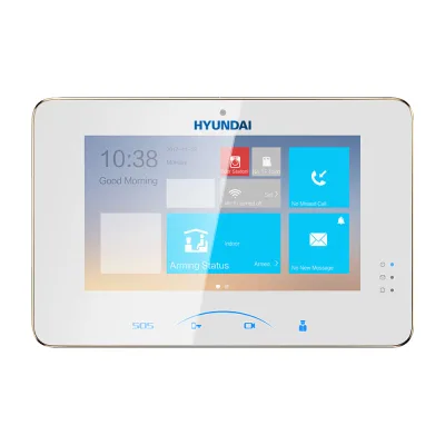 Hyundai HYU-559 IP Innenstation mit 7 Zoll Touchscreen, Kamera und Notruftaste