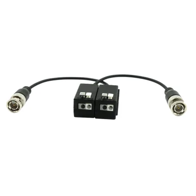 Hyundai HYU-635 Video Balun Paar bis 4K für HDCVI, HDTVI, AHD und FBAS, mit PoC Unterstützung