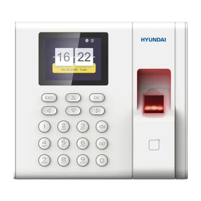 Hyundai HYU-732 Zeiterfassungsterminal mit Fingerabdruck mit 2,4 Zoll Bildschirm