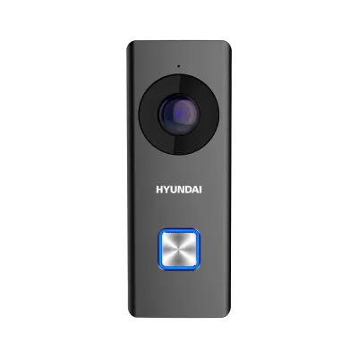 Hyundai Sprechanlage HYU-561 Videogegensprechanlage mit hoher Auflösung und Smartphoneanruf, App gesteuert, professionelle Türsprechanlage