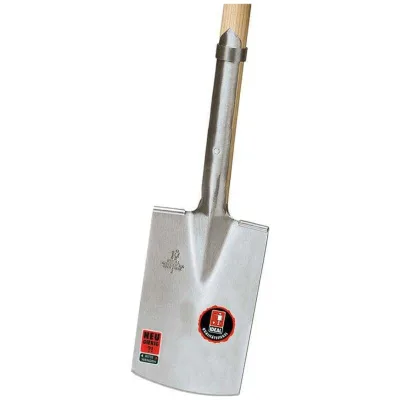 Idealspaten Rodespaten Gr. 2 T-Stiel Trittschutz, Hickory-T-Stiel