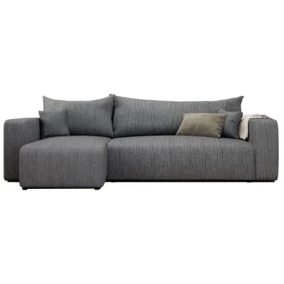 Idohome Ecksofa Grau 248x145 cm