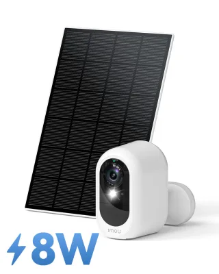 IMOU AOV Air 5MP 3K Akku-Solarkamera | 2.4/5GHz Wi-Fi & 4G LTE, Wi-Fi + ⚡8W-Solarpanel⚡ 【267 % schnelleres Laden als 3W】 / Keine