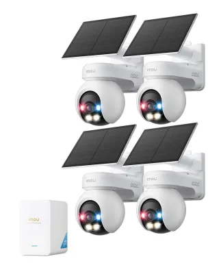 IMOU AOV Track Plus 8MP Sicherheitskamerasystem mit AI Smart Hub, 4× AOV Track Plus 8MP + Hub / Keine