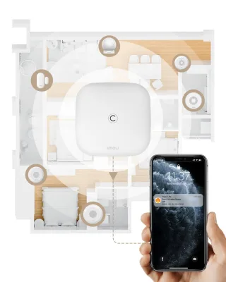 IMOU Zuhause [Alarm + Sensor] Sicherheitssystem, Torbogen (Wi-Fi+Ethernet-Anschluss)