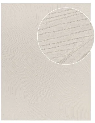 In- & outdoor-teppich Cotara creme 200 cm rund