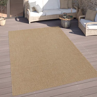In- & outdoor-teppich Luccara beige 80x150 cm