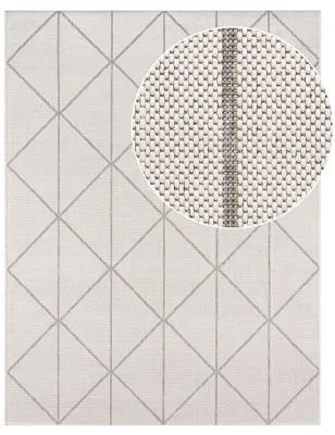 In- & outdoor-teppich Moderna weiß 60x100 cm
