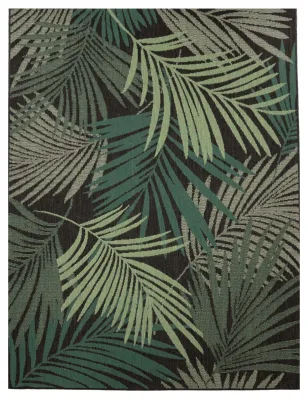 In- & outdoor-teppich Ostenza schwarz 200x290 cm