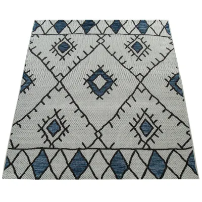 In- & outdoor-teppich Ruby blau 80x150 cm