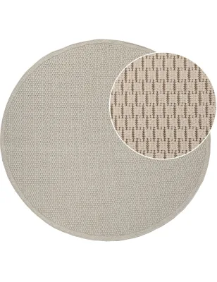 In- & outdoor-teppich Timba beige 160 cm rund