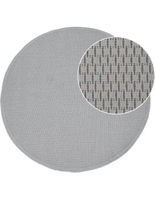 In- & outdoor-teppich Timba grau 160 cm rund