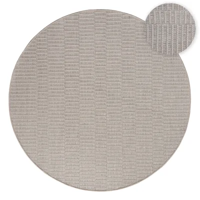 In- & outdoor-teppich Verona beige 200 cm rund